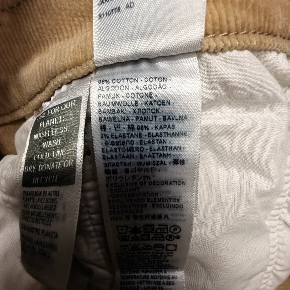 Levi’s Women’s Ribcage Corduroy Pants Super Rise NWT 31x31 - Picture 7 of 9